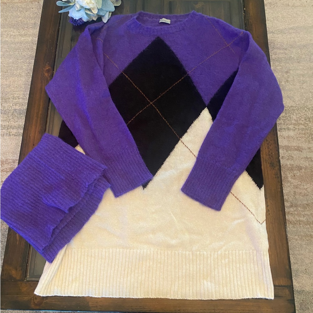 Marella Sport Wool Long Sweater and Neck Warmer Set